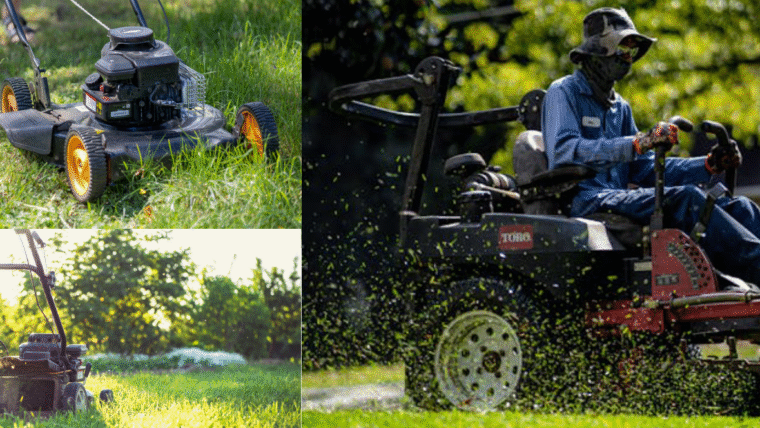 Lawn mowing